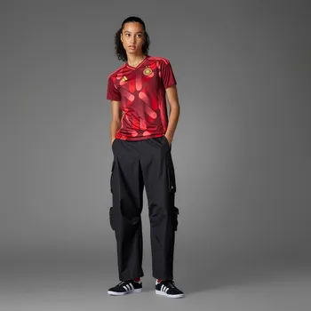 ADIDAS Dámský fotbalový dres Německa na venkovní zápasy M ČERVENÁ
