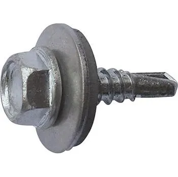 Vrut Vrut s vrtací špičkou šestihranná hlava, podložka o16 mm DIN7504K 4.8x50, ocel pozink. (500 ks)