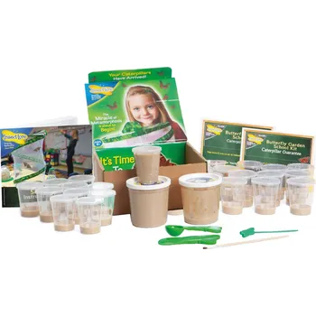 Dětská vědecká sada InsectLore Insect Lore Náhradní sada 33 housenek - certifikát v obálce