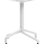 Nardi Bílá hliníková stolová podnož Frasca Maxi 72 cm