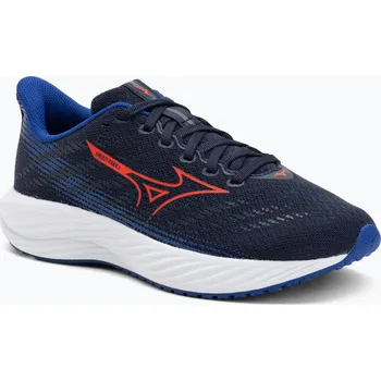 Dětská sportovní obuv Dětské běžecké boty Mizuno Enerzy Rider Jr peacoat/ignitionred/reflective blue
