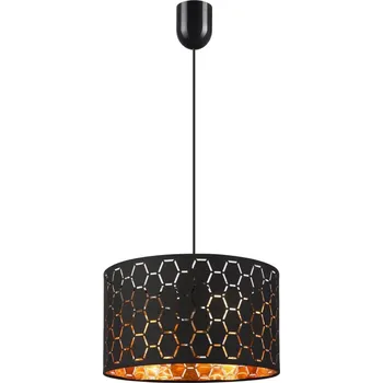 Lustr na lanku ULLE 1xE27/15W/230V černá