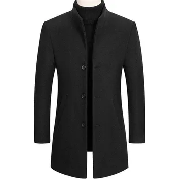 Pánský kabát F1073 černá M