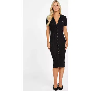 Dámské šaty GUESS dámské svetrové šaty Anette černé S