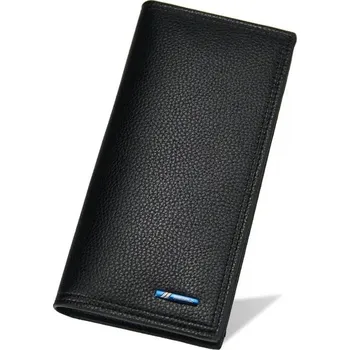 Peněženka Pánská slim peněženka vintage styl | dlouhá peněženka, držák karet - černá1