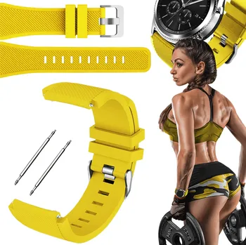 Řemínek na hodinky Řemínek ChronSmarta pro Garmin 20mm, žlutý