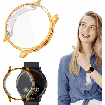 Pouzdro na mobilní telefon 2v1: Pouzdro + sklo / fólie pro chytré hodinky Garmin Venu 3s
