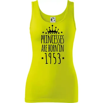 Princesses are born in 1953 - Dámské tílko - XL ( Limetková )