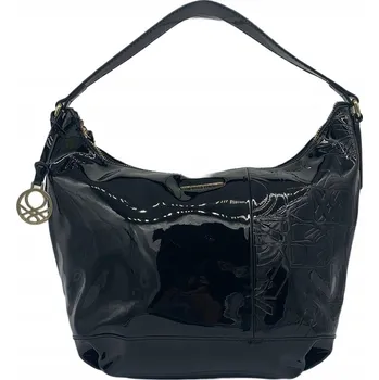 Kabelka United Colors of Benetton kabelka typu vak z polyuretanu černá