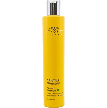 Vlasová regenerace TMT Milano Cristall Semi Di Lino Cristall Shampoo 250 ml