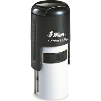Razítko Kulaté razítko Shiny R-524T Printer Line, vlastní text Ø 24 mm *Barva strojku: Černo-Šedá