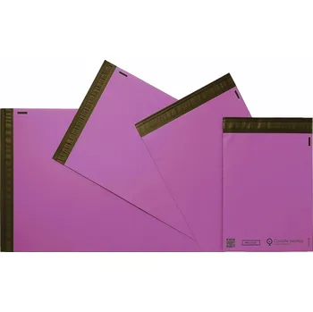 Obálka Poštovní plastové obálky růžové 254 x 356 mm