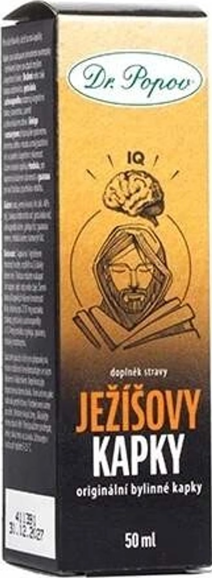Ježíšovy kapky Dr. Popov 50 ml – originální bylinná tinktura pro duševní pohodu Bylinná tinktura pro duševní pohodu