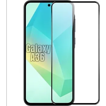 OEM Metal Frame / Full Glue / zesílené ochranné tvrzené sklo Samsung Galaxy A36 5G