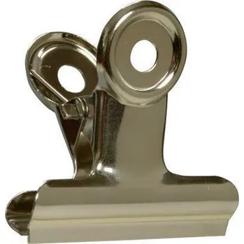 Kancelářská sponka Klip na dokumenty, stříbrná, 50 mm, kov, 6 ks/balení, HGA0127 ,balení 6 ks