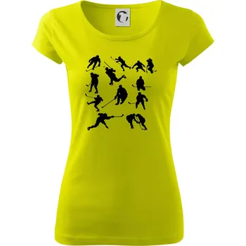 Hokejisti ikony - Dámské triko Pure - XS ( Limetková )