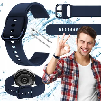 Příslušenství k chytrým hodinkám Řemínek pro Huawei Watch GT 5 46mm chytré hodinky tmavě modrý řemínek 22mm
