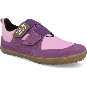 Barefoot dětské tenisky Sole Runner - Puck 2 leather pink růžové Velikost: 34