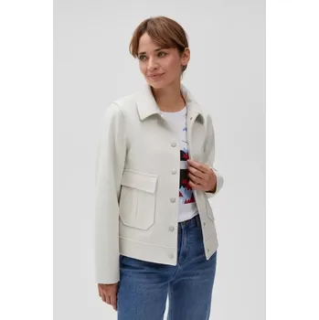 Dámská casual bunda Marisse Women's Jacket L-Ku-4607 L.Beige Mel Marisse modrá | krémová 3387767