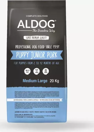 FREEDOG, Aldog Breeders FREEDOG Puppy - Junior Pork Medium 20kg