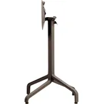 Nardi Hnědá hliníková stolová sklápěcí podnož Frasca Mini 72 cm