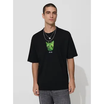 Pánská móda Tričko s potiskem - XXL - House - černá - 018HF-99X