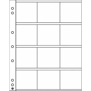 Sběratelství Stránky NUMIS 12 pro mince v holderech - Leuchtturm