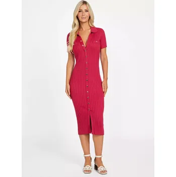 Dámské šaty GUESS dámské svetrové šaty Anette červené L