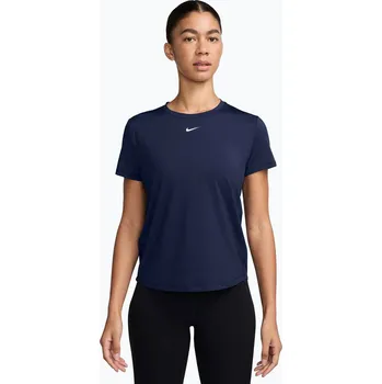 Dámské tréninkové tričko Nike One Classic Dri-Fit midnight navy/white