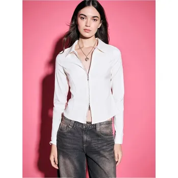 Oblečení a móda Košile s dlouhým rukávem - S - House - bílý - 925GJ-00X