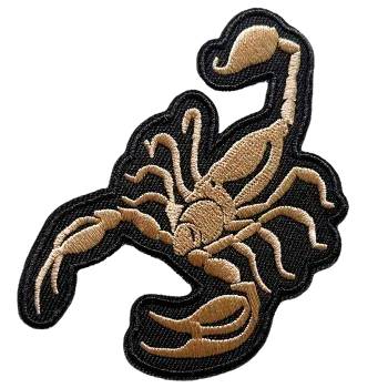 Nášivka Nažehlovací nášivka - štír (7,0 x 9,5 cm)