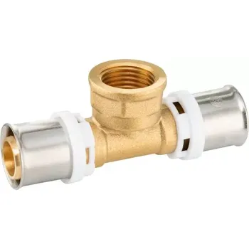 PEXAL T-kus s vnitřním závitem 16 x 3/4" x 16 - Lisovací tvarovka (TH)