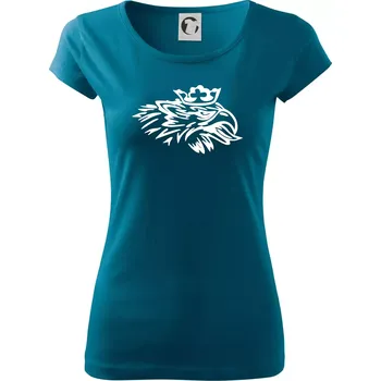 Dámské oblečení Rozezlený orel - Dámské triko Pure - XL ( Petrolejová )