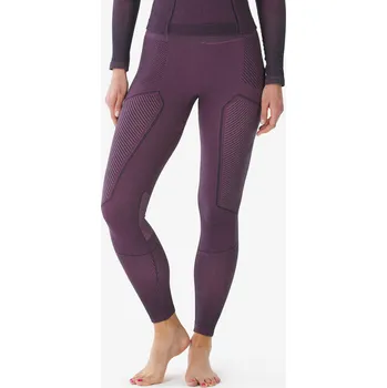 Snowboardové kalhoty WEDZE Dámské spodní termolegíny BL Ski 900 Tech S BÍLÁ|MODRÁ|RŮŽOVÁ