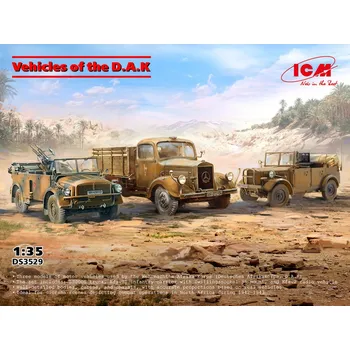 Plastikový model 1:35 Vehicles of the D.A.K., DIORAMA SET (3 kits)