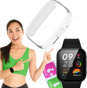 Pouzdro na mobilní telefon POUZDRO 2v1 pro Xiaomi Redmi Watch 3, pouzdro na hodinky, krytka pouzdra