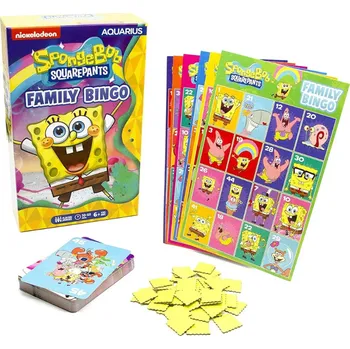 Desková hra SpongeBob v kalhotách Společenská hra SpongeBob Bingo EN