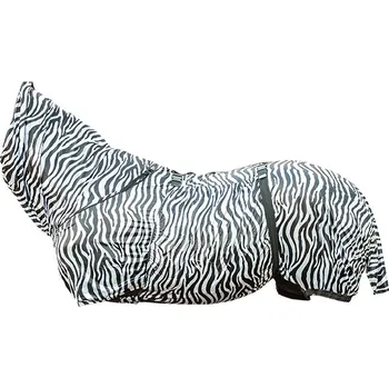 Deka pro koně HKM Deka proti hmyzu Eczema Zebra HKM, s krkem, bílá/černá Délka zad: 85 cm
