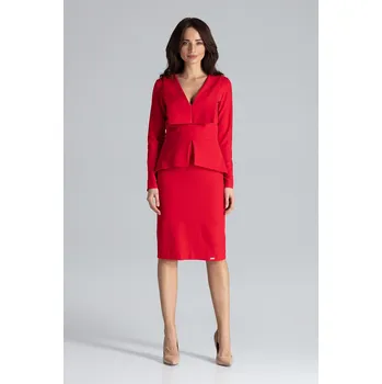Dámské šaty Lenitif Dámské mini šaty Nimrei červená XL