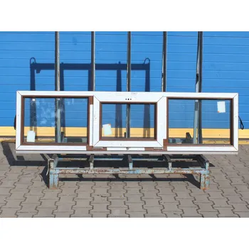 Okno VÝPRODEJ KNIPPING 70 AD 2070x550 mm ořech/ořech