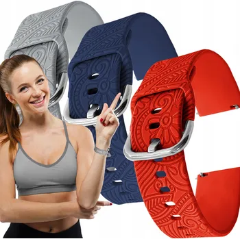 Řemínek na hodinky Řemínek ChronSmarta pro Garmin 18mm, vícebarevný