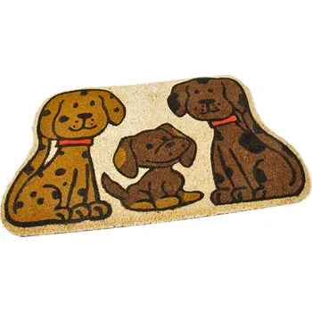 Kokosová rohožka Happy Dogs 75 x 45 cm