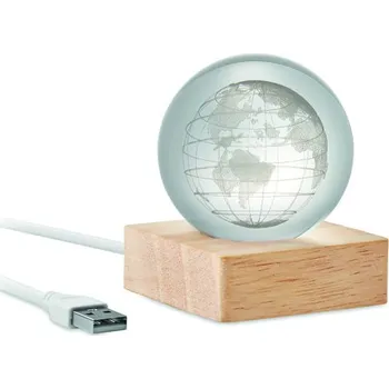 Dekorativní svítidlo Skleněný globus s LED Globe Light