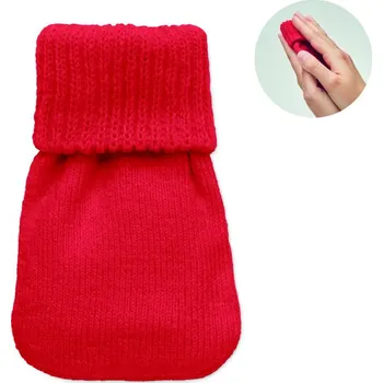 ohřívač rukou Ohřívač rukou v pleteném obale Warmmuff - Červená