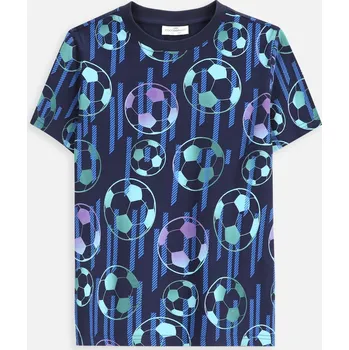 Chlapecké tričko Chlapecké tričko s krátkým rukávem a motivem fotbalového míče 092 Coccodrillo ZC5
