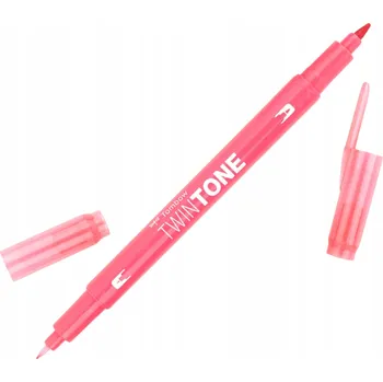 Fix s hrotem štětec TOMBOW oboustranný BRUSH PEN TwinTone cherry pink třešňově růžová