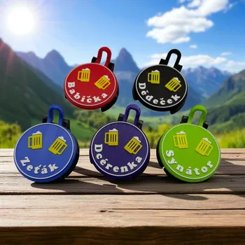 Pivo Sada 5ks krytu na plechovku - jména a piva, velikost plechovky: velká 0,5L