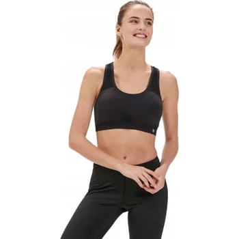 Podprsenka Sportovní podprsenka na jógu Athlecia Rosemary černá vel. S - podpora a pohodlí