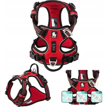 Postroj pro psa Výcvikové/Easy Walk postroje Truelove TLH56512 96 x 65 cm červeno-černé
