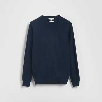 Pánský svetr Reserved - Svetr ze směsi kašmíru - tmavomodrá - 437GQ-59M - 437GQ-59M-S